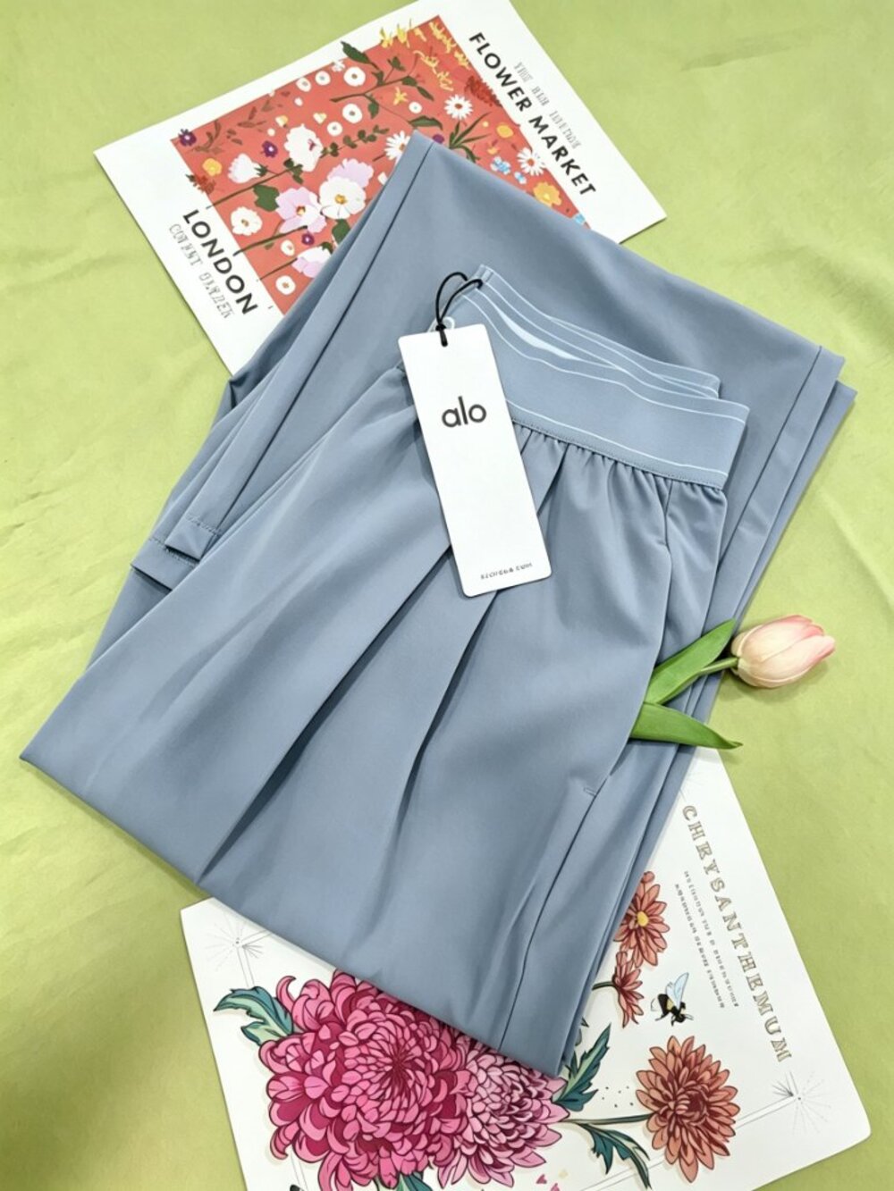 Brand New ALO Yoga Suit Up Trouser Steel Grey🐺30" Inseam Relaxed Fit - Picture 13 of 16